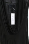 marc le bihan pleated lapel T-shirt 2862 black